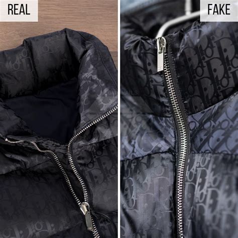 dior jacket real vs fake